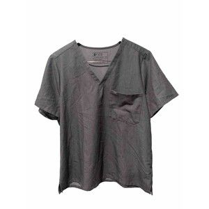 Figs Catarina gray One-Pocket Top Scrub Shirt Women's Size XL